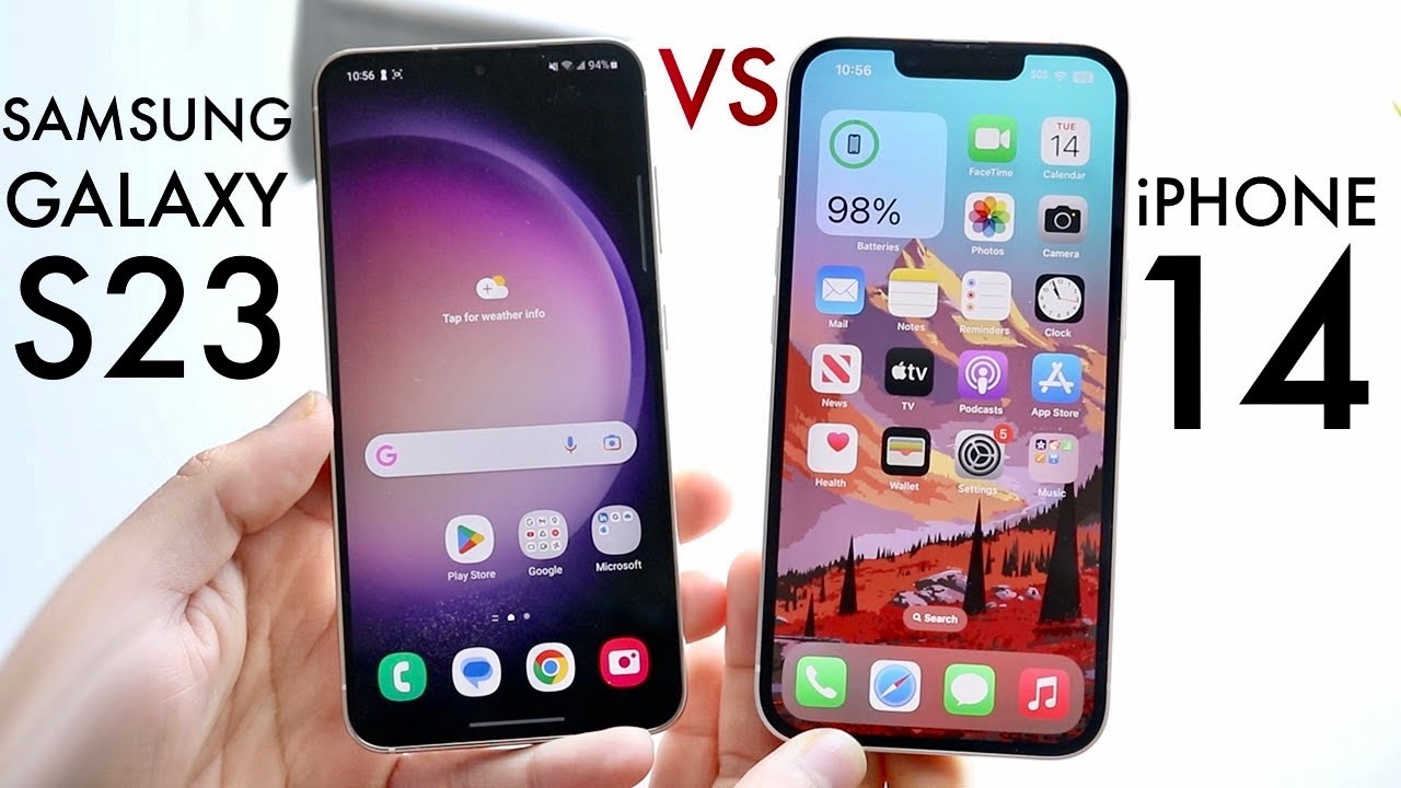 Galaxy S23 vs iPhone 14: compare os celulares Samsung e Apple