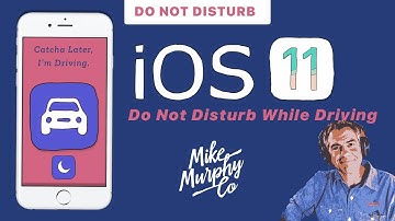 iOS11: Do Not Disturb While Driving