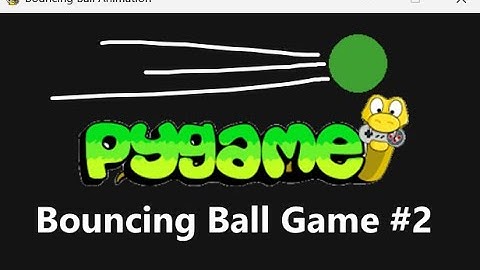 Python Tutorial - Bouncing Ball Game #2