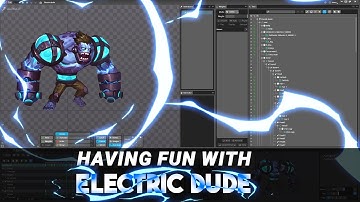 From ArtStation to Spine: Electric Dude Idle Animation