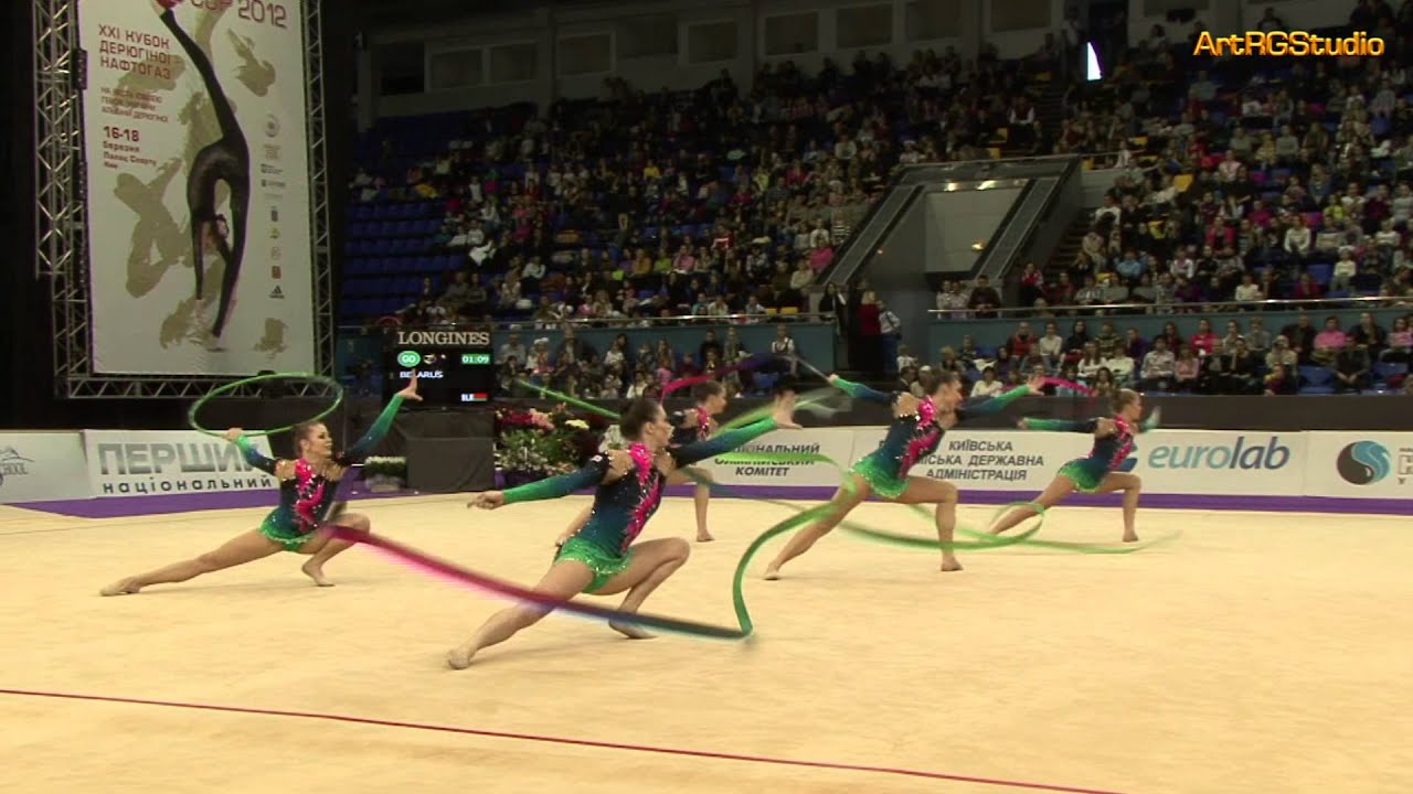 Team Belarus (BLR) 3 Ribbons + 2 Hoops + 2012 World Cup Kiev "Deriugina Cup" 2012-03-18 - HD1080