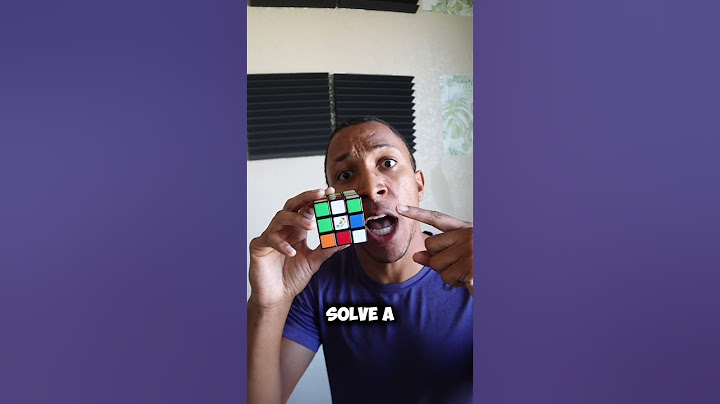 How To Solve A Rubiks Cube In 0 Moves