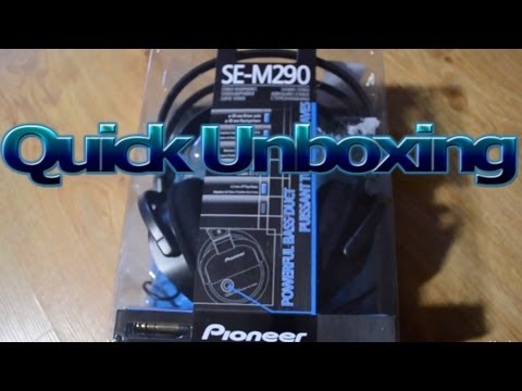 Pioneer SE-M290 Headphones Quick Unboxing