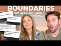 SPECIFIC BOUNDARIES YOU NEED WITH FAMILY | divorce, disapproving parents, splitting holidays