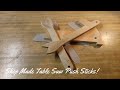 Shop Made Table Saw Push Sticks.#woodworking #pushsticks#scrapwood#shopmade#diy#tooltips