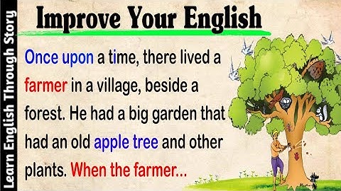 The Apple tree and The Farmer Short story in English | Learn English Through Stories | #shortstory