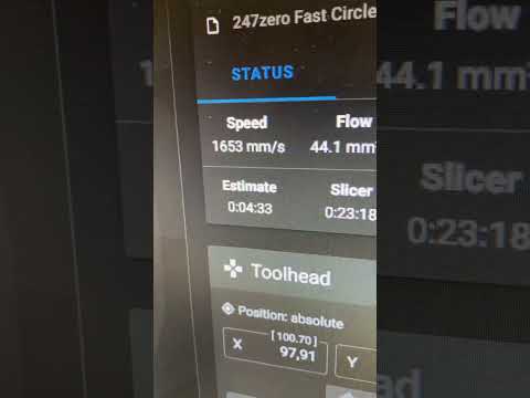 TORNADO MODE V2: Up to 1650 mm/s INSANE circular movement! #shorts