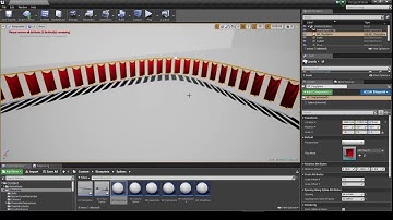 Flag Procedural Gernation Along Splines Demo