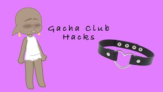 Gacha club hacks I taught myself  // Lillybellegaming 😗💜