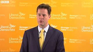 Clegg sets out Lib Dem stall