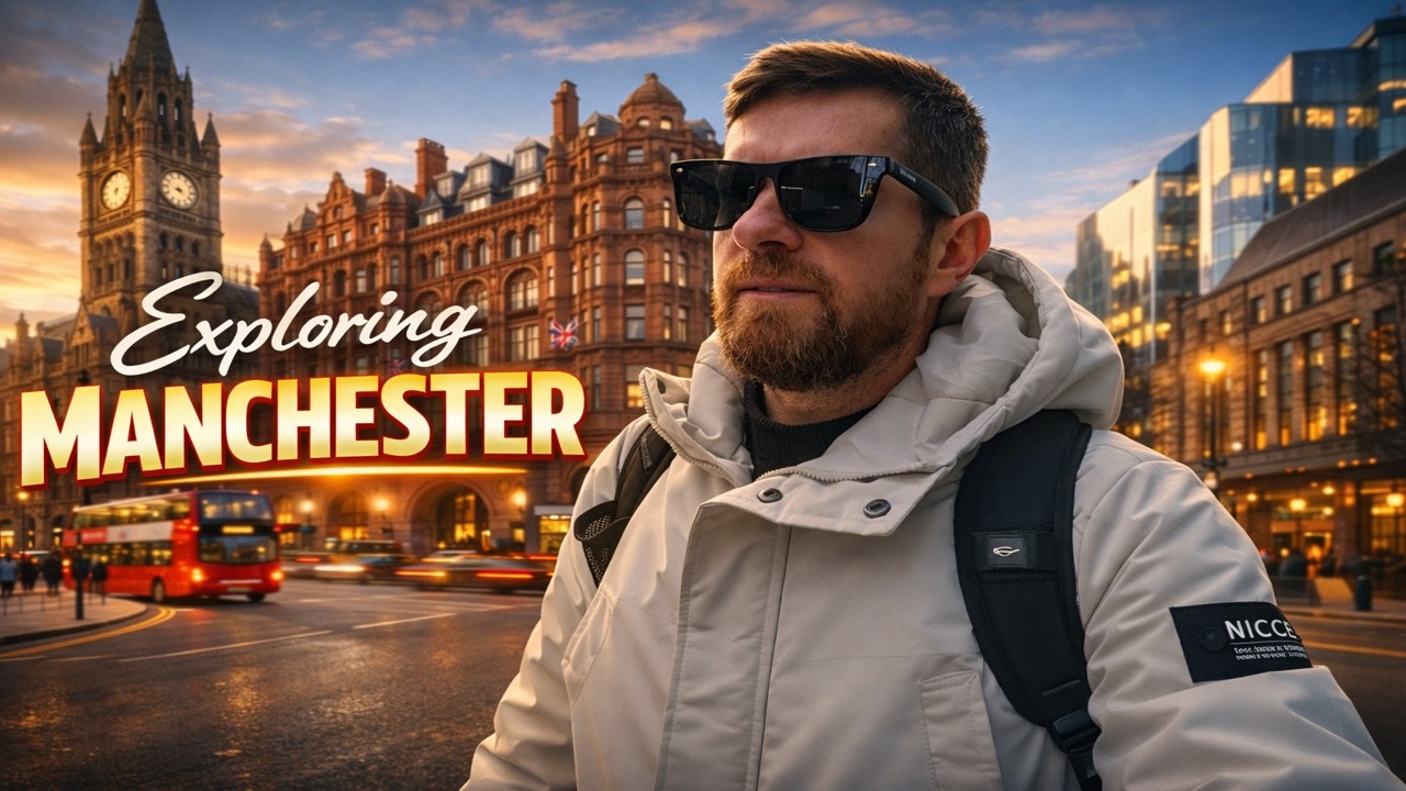 Cum arată Manchester într-o zi de iarnă 