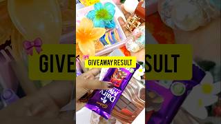 Giveaway Winner Announcement