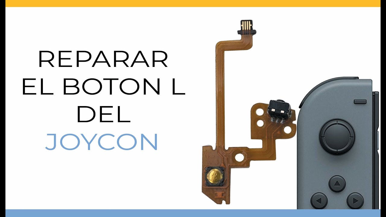 Reparar boton L joycon de Nintendo Switch - YouTube