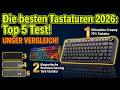 Die beste Tastatur im Test 2026 - Kaufberatung &amp; Top 5 Vergleich