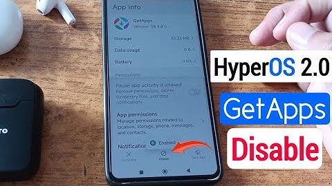 How to Disable GetApps in HyperOS | Remove Getsapp from redmi poco mobile