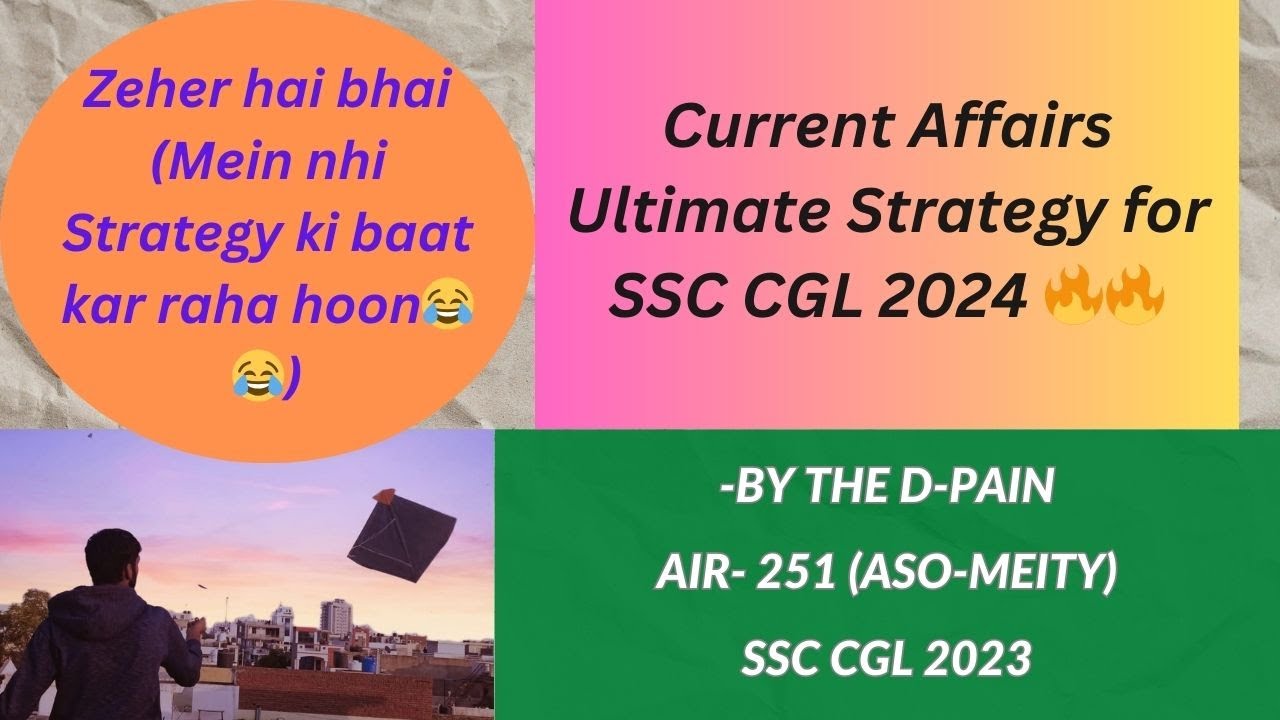 Current Affairs Ultimate Unique Strategy For All SSC Exams || #SSC CGL ...