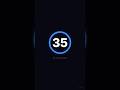 35s Silent Circular Timer ⭕ 35 Second Countdown (No Sound) #Shorts