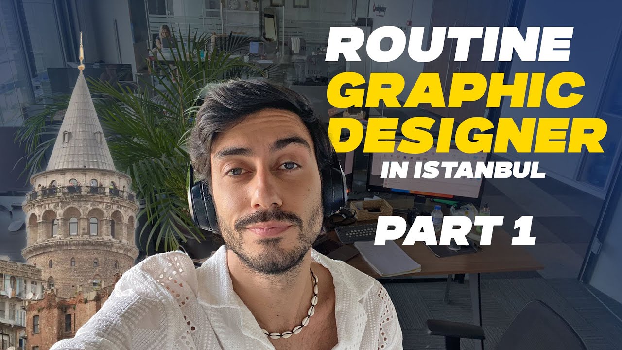 Routine as a graphic designer Part1 - YouTube