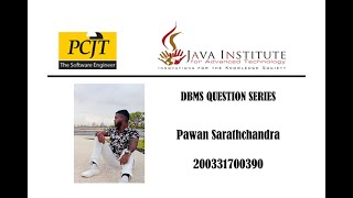 Celebrity DBMS Question Set 03 | Java Institute | Pawan Sarathchandra | Net Worth