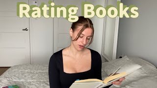 rating the books I've read recently