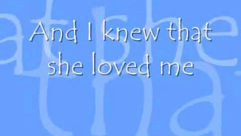When She Loved Me - Sarah McLachlan - Lyrics