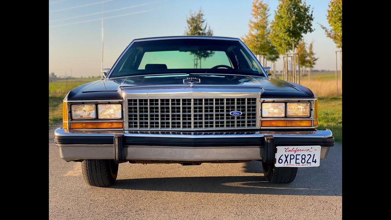 1986 Ford LTD Crown Victoria LX 5.0 V8 YouTube