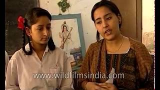 Vintage AIDS awareness programme for Indian school-girls