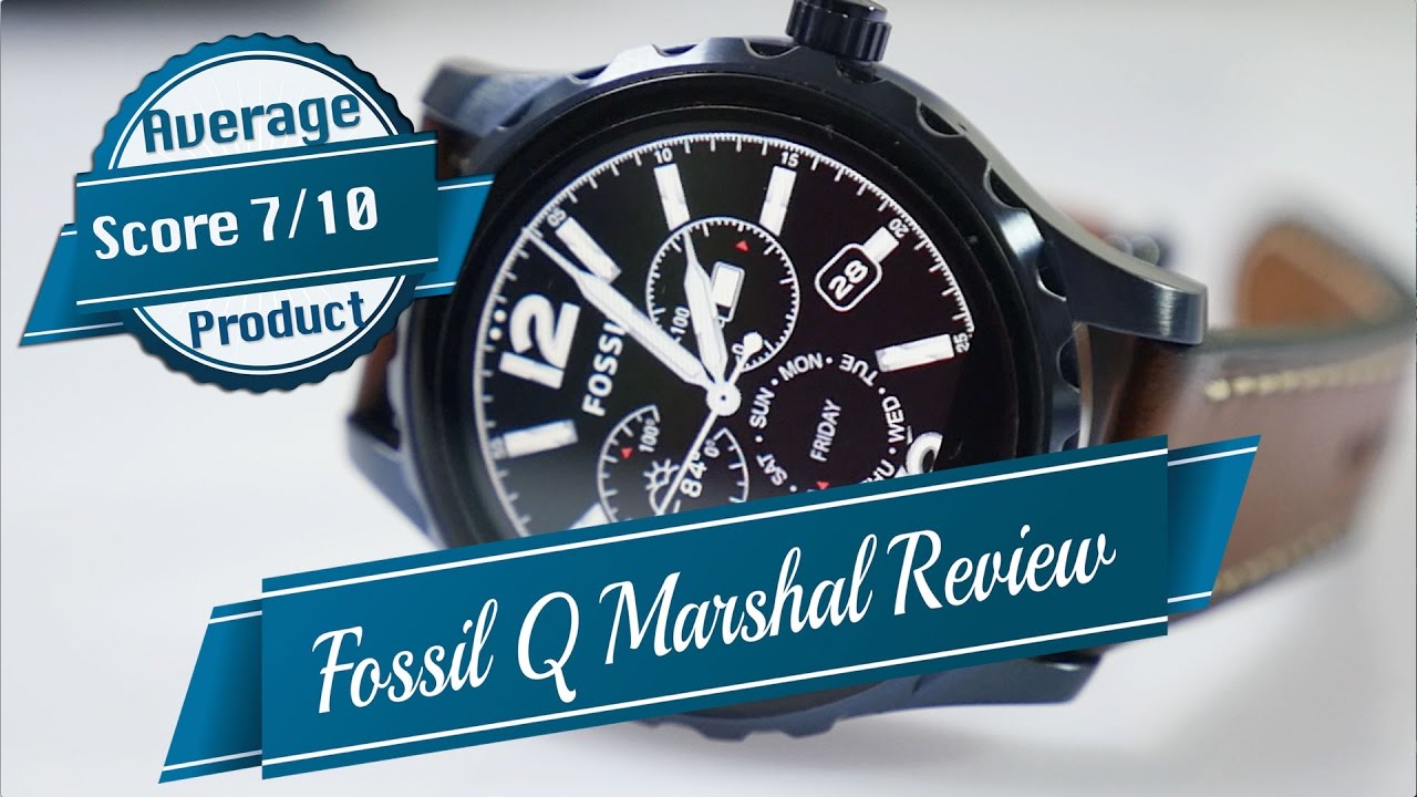 gået vanvittigt faktum Dripping Fossil Q Marshal Smartwatch Review a Mixed Package - YouTube