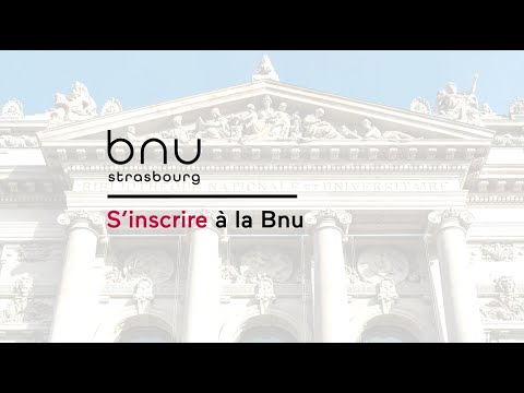 Episode 1 - Comment s'inscrire à la Bnu ?