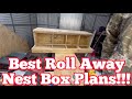 Best diy roll away nest box plans