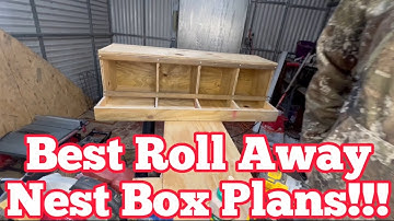 Best DIY Roll Away Nest Box Plans!