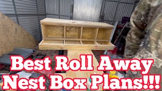 Best DIY Roll Away Nest Box Plans!