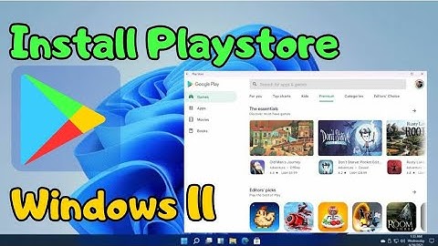 Install Playstore di Windows 11| Menjalankan Aplikasi dan Game Android di Windows 11 Tanpa Emulator