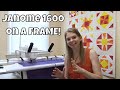 Begin Quilting on a Qzone Hoop Frame with the Janome 1600