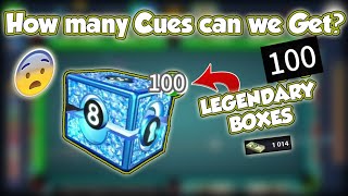 Opening 100 Legendary Boxes | Can i get ARCHANGEL Cue today 🥺 | HYPER 8BP | 8 BALL POOL
