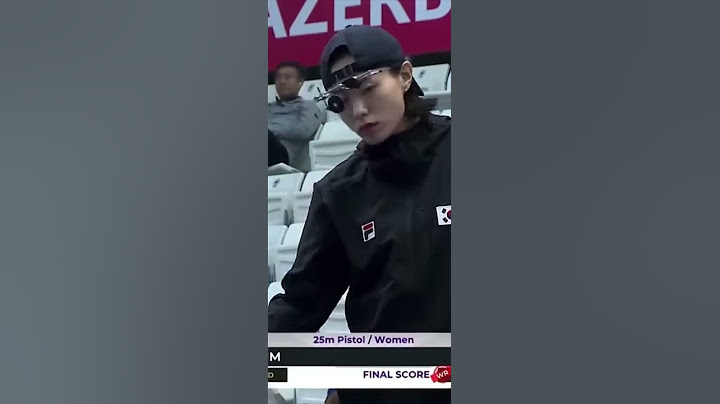 Kim Ye-ji goes viral after air pistol final in Paris #Paris2024 #southkorea #olympics #viralvideo