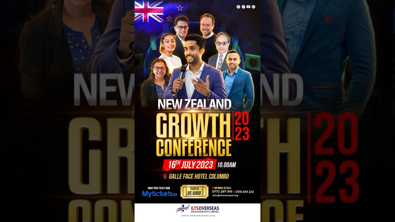 New Zealand Growth Conference 2023 - 16th July 2023 at the Galle Face Hotel
