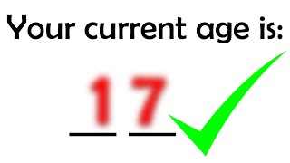 This video will accurately guess your age and the number in your mind! #shorts