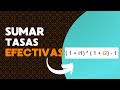 👨🏽‍🏫¿Cómo SUMAR TASAS EFECTIVAS en EXCEL?