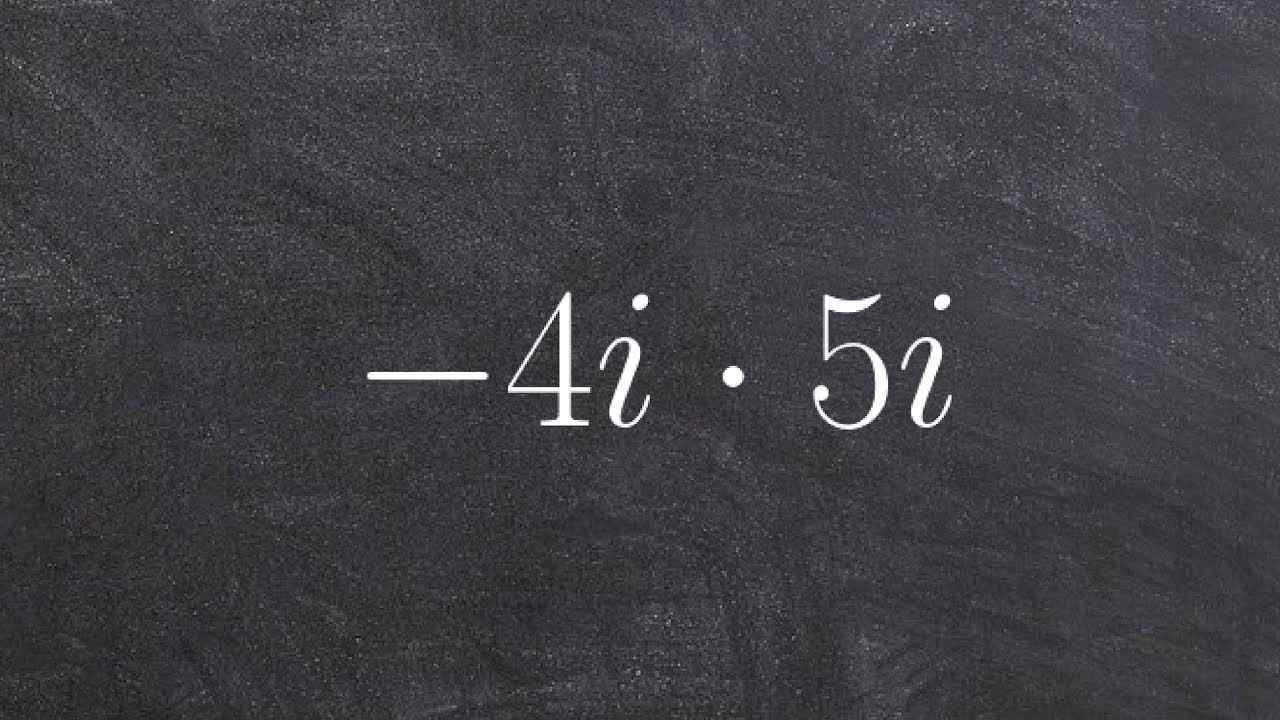 Multiplying Imaginary Numbers Practice Problems