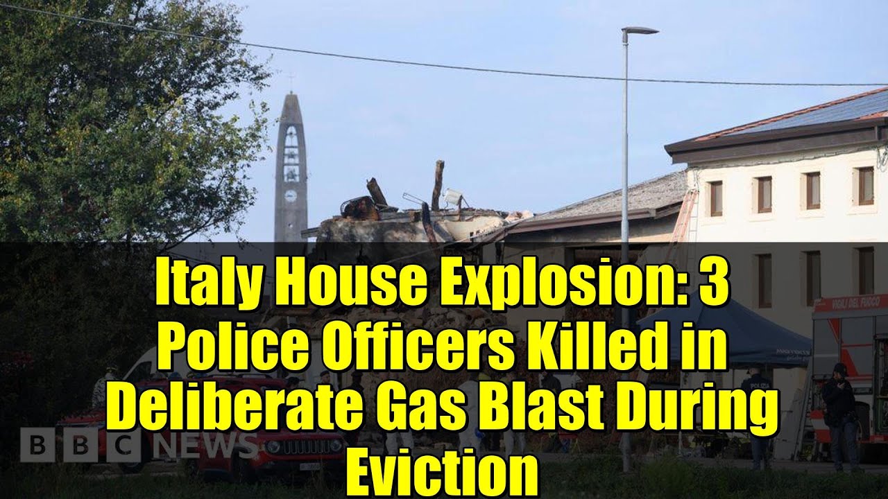 Взрыв дома в Италии: трое полицейских погибли в результате преднамеренного взрыва газа во время в...