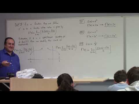 Calculus: derivative as