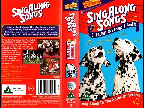 Sing Along Songs - 101 Dalmatians Pongo and Perdita [UK VHS] (1997)