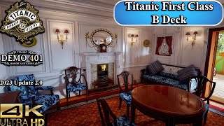 Titanic Honor and Glory Virtual Tour | First Class B Deck | 2024 Update | 4K