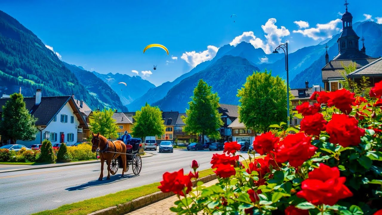 Интерлакен, Швейцария 🇨🇭 Самый очаровательный швейцарский город_Лучшее место отдыха🏠