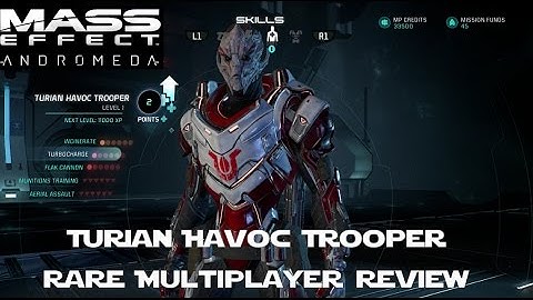 Mass Effect Andromeda Turian Havoc Trooper Multiplayer Review
