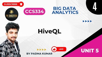 5.4 HiveQL | Big Data Analytics | CCS334 | Anna university R2021 in Tamil