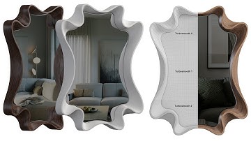 3dsmax wall mirror