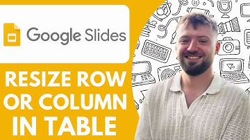 How to Resize a Row or Column in Your Table  - Google Slides  - 2025  (fast & Easy)