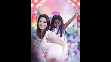 Sunny Leone daughter Nisha Kaur Weber 7th birthday 🎉 Celebration 🥳 #shorts #angelslife50k